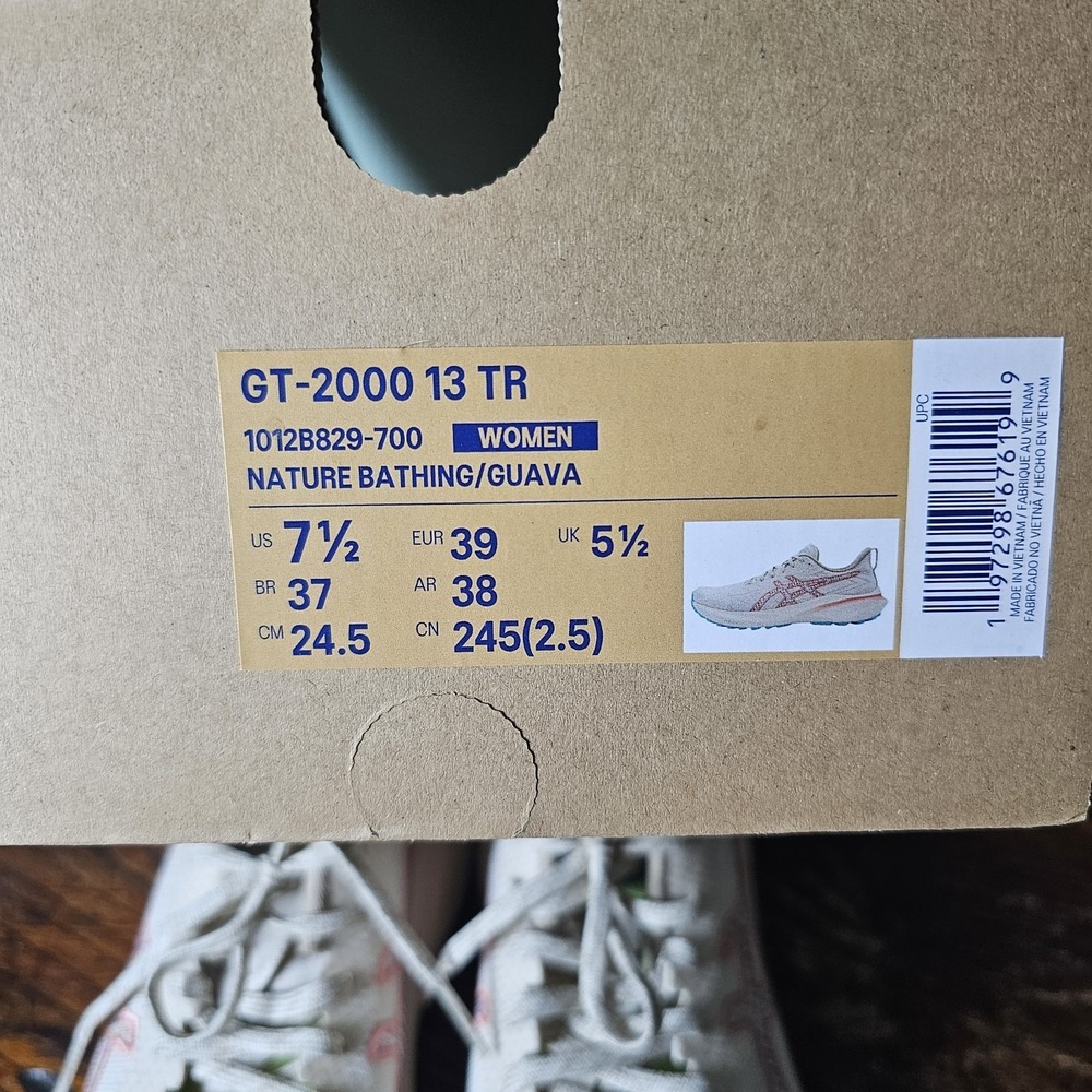 ASICS Women's GT-2000 13 TR Trail Running Shoes Size 7.5 Nature Bathing /Guava - Picture 12 of 12